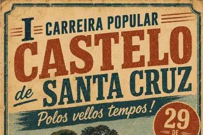 I Carreira Popular Castelo de Santa Cruz se celebra en Oleiros