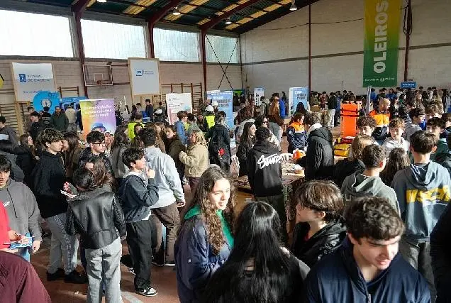 Gran asistencia en la V Feria de Orientación Académica y Profesional de Oleiros