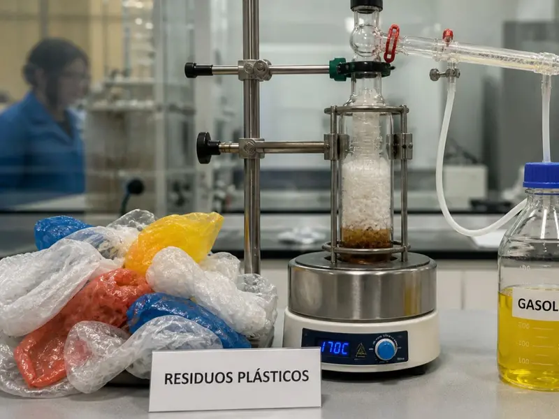 EEUU convierte plástico en gasolina y diésel mediante un proceso innovador
