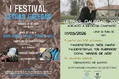 Oleiros celebra las Letras Gallegas con festivales en Mera y Nós