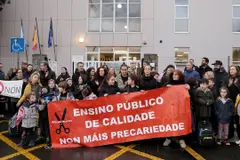 Las AMPA de Oleiros protestan contra los recortes de profesorado