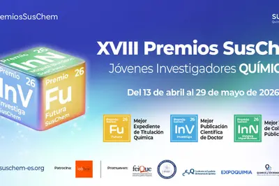 Convocatoria de los Premios SusChem 2026 para jóvenes investigadores en química sostenible