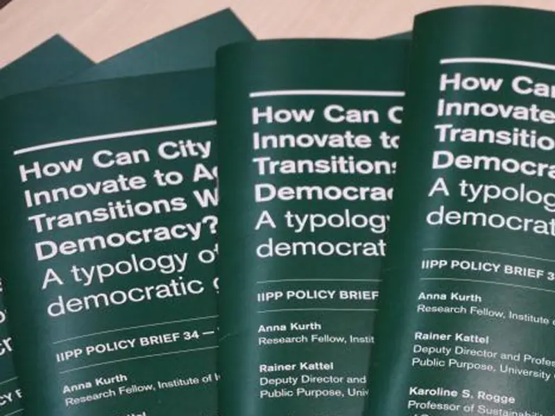 Herramienta de UCL para medir capacidades en la transición ecológica democrática en ciudades europeas