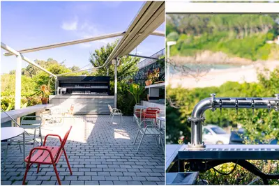 Inauguración de la Barra de Basti, un chiringuito innovador en la playa de Bastiagueiro