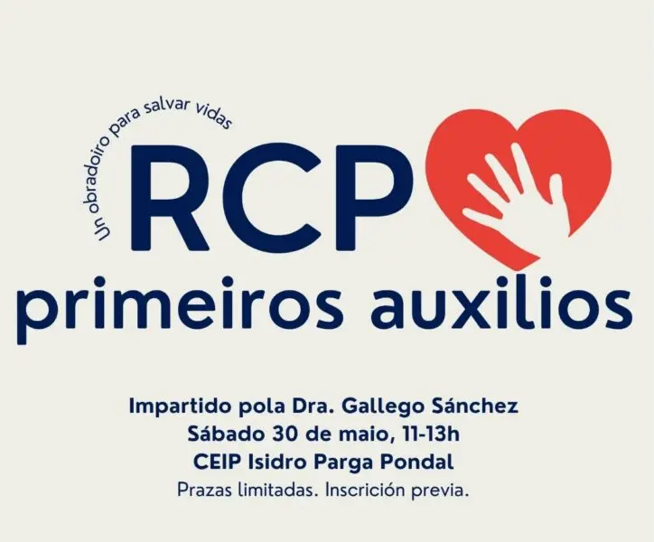 Taller de primeros auxilios y RCP en el CEIP Isidro Parga Pondal