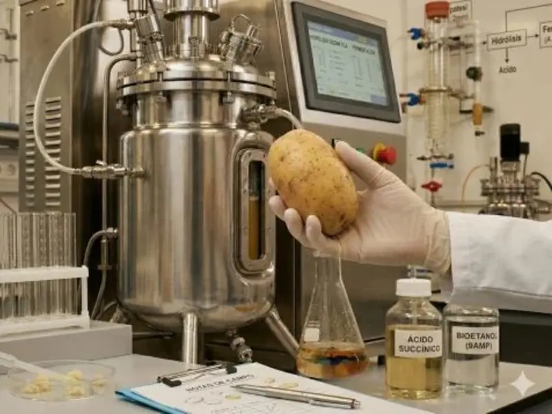 Innovador bioplástico de almidón de patata promete revolucionar la sostenibilidad
