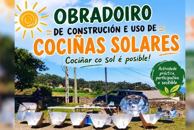 Oleiros organiza un taller de cocinas solares en Dexo el 1 de agosto