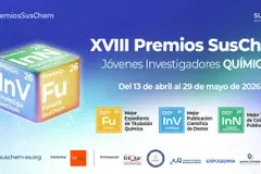 Convocatoria de los Premios SusChem 2026 para jóvenes investigadores en química sostenible