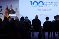 El rey Felipe VI destaca la gestión del agua ante el cambio climático en su centenario
