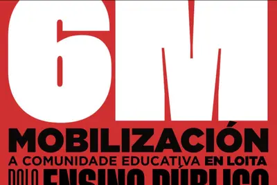 Movilizaciones por el futuro del ensino público en Galicia el 6 de mayo