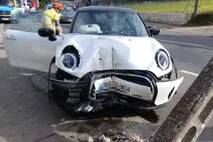 Accidente de tráfico en Oleiros deja una persona herida y provoca cortes de tráfico
