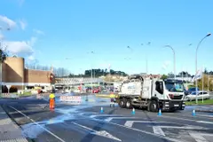Oleiros recupera el suministro de agua tras avería en la red municipal