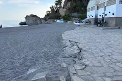 Nerja solicita al Ministerio la reparación urgente del paseo marítimo de Burriana