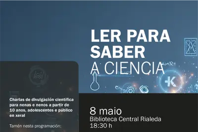 Charla de divulgación científica en Rialeda el 8 de mayo
