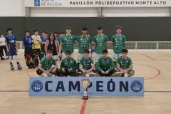 Oleiros, subcampeón en el campeonato infantil y junior de hockey