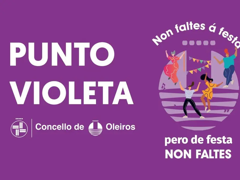Oleiros instalará Puntos Violeta durante las Festas do Mar de Mera y la fiesta de Santa Ana en Mera