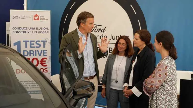 Ford donará a Casa Ronald McDonald por pruebas de conducción en la Feria del Vehículo Eléctrico