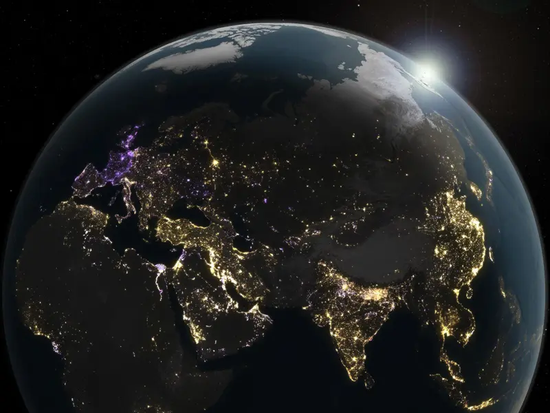 La contaminación lumínica global aumenta un 16% en nueve años, revela un estudio