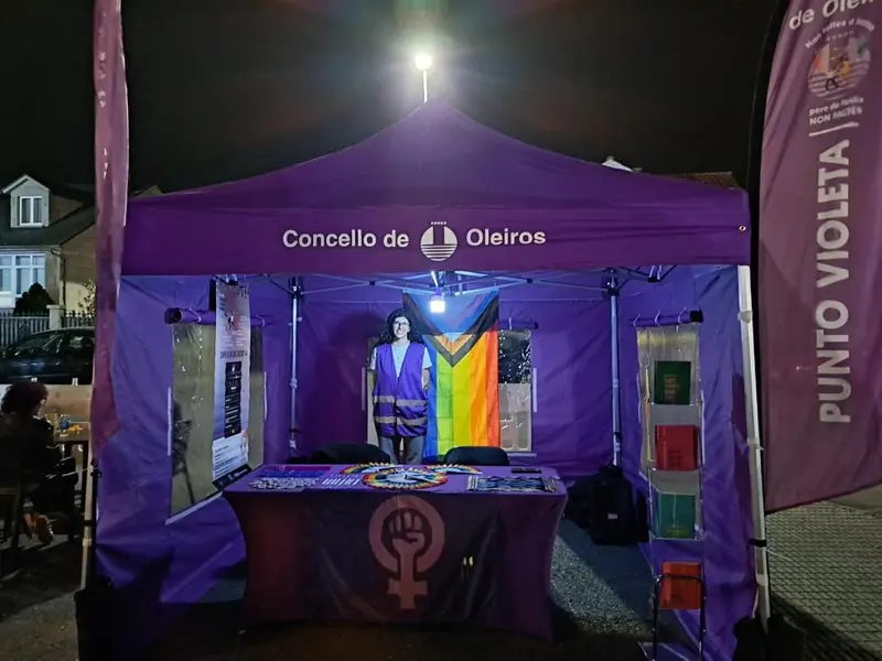 Oleiros instalara un Punto Violeta en las fiestas de Nosotros