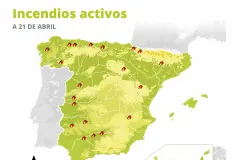 Casi 13.000 hectáreas quemadas en España al inicio de la temporada de incendios