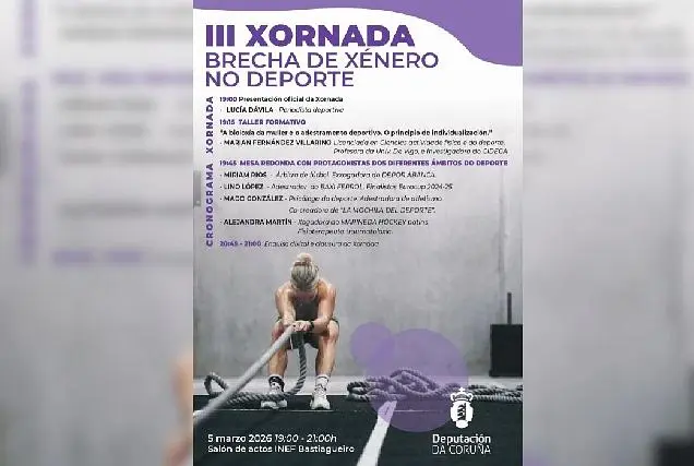 Debate sobre la brecha de género en el deporte en el INEF de Bastiagueiro