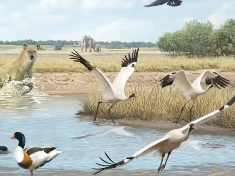 Estudian los antiguos humedales del sur de España: hallazgos fósiles de aves del Pleistoceno