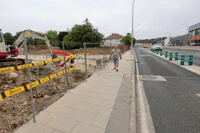 Nueva calle en Perillo y Montrove mejora la accesibilidad y urbanización