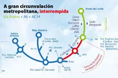 El PSdeG pide acelerar la conexión de la Vía Ártabra con la AP-9 para mejorar el tráfico en Oleiros
