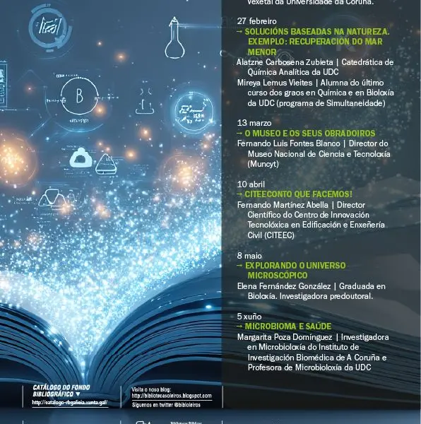 Charla científica 'CITEECONTO QUE FACEMOS' en la Biblioteca Rialeda