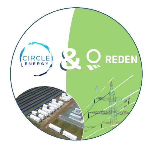 Desarrollo de 200 MW en almacenamiento de energía en España por Reden y Circle Energy