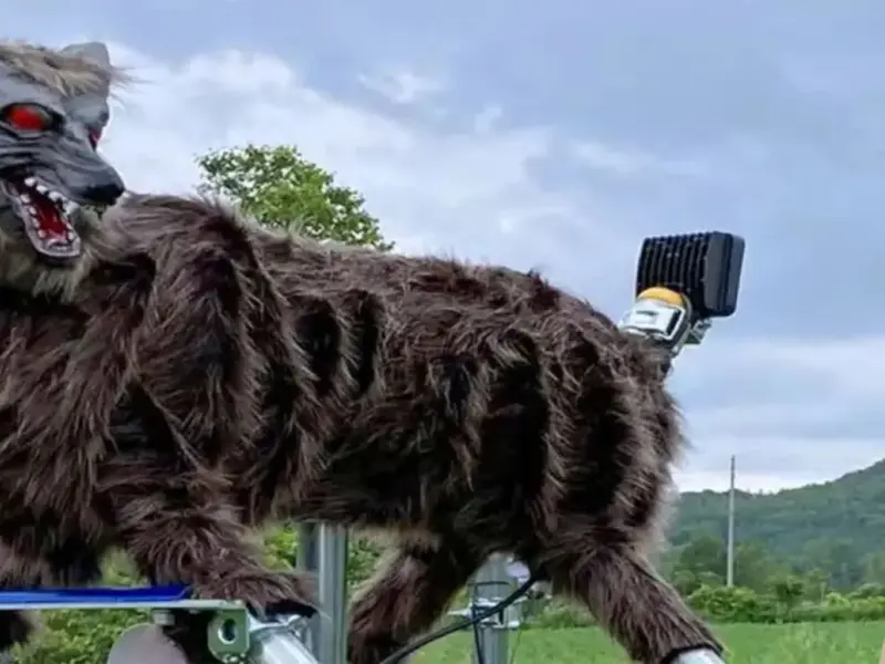El lobo robot Monster Wolf se convierte en solución contra ataques de osos en Japón