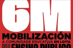 Movilizaciones por el futuro del ensino público en Galicia el 6 de mayo