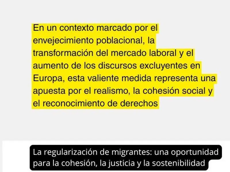 La regularización de migrantes en España: un paso hacia la cohesión y la sostenibilidad