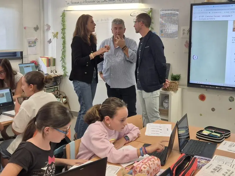 Oleiros, sede de pruebas del modelo educativo híbrido E-Dixgal