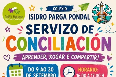 Servicio de conciliación temporal disponible en septiembre para familias
