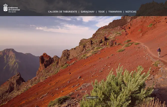 Canarias presenta una nueva web oficial para sus Parques Nacionales y promover visitas responsables
