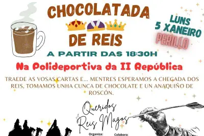 Gran chocolatada de Reis en Perillo este 4 de enero