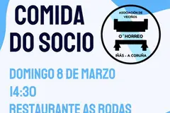 La Asociación O Hórreo de Iñás organiza su Comida do Socio en marzo