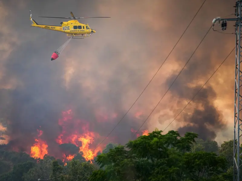 Riesgo de incendios forestales durante el eclipse total de Sol en agosto de 2026