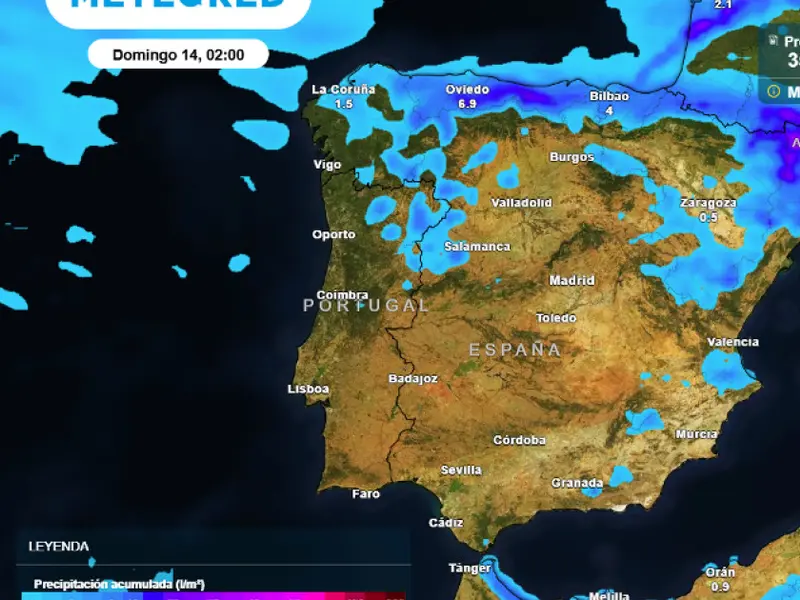 Se prevén tormentas fuertes y granizo en España por una posible dana