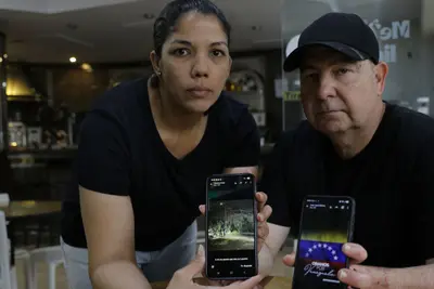 Una pareja venezolana en Oleiros preocupada por el terremoto en su país