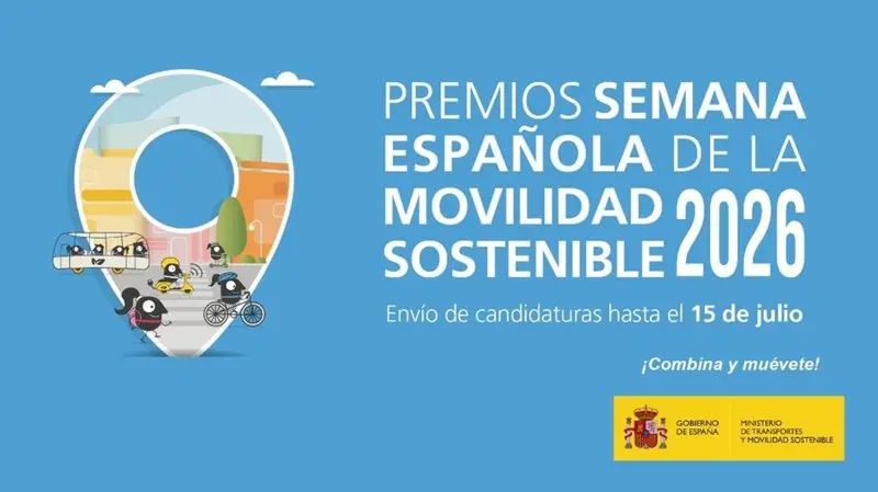 Convocatoria de los Premios SEMS 2026 para fomentar la movilidad sostenible en España