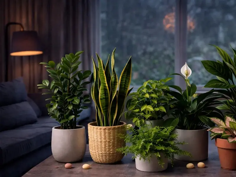 Siete plantas ideales para hogares con poca luz natural