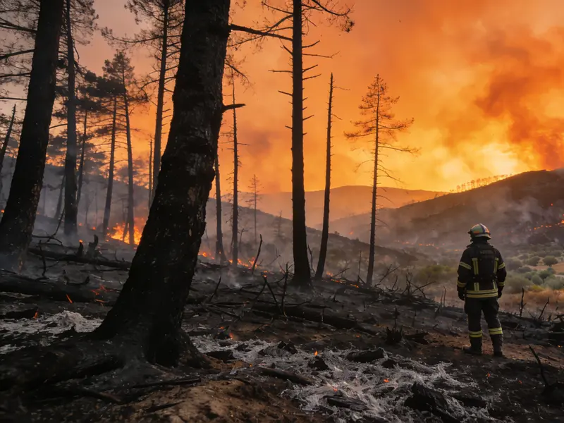 Aumento de temperaturas extremas y récord de incendios forestales en España en 2025