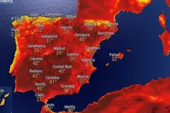 Se anticipan temperaturas superiores a 40 grados en varias zonas de España esta semana