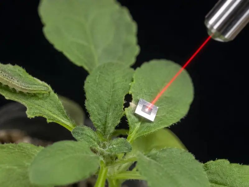Estudio revela que las plantas reaccionan a vibraciones de orugas al masticar