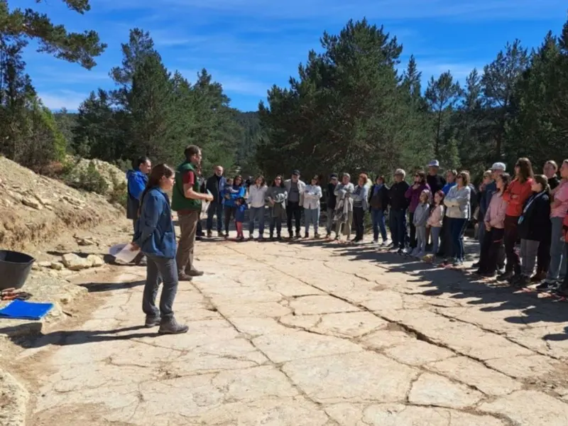 Nuevas huellas de dinosaurios carnívoros descubiertas en Teruel