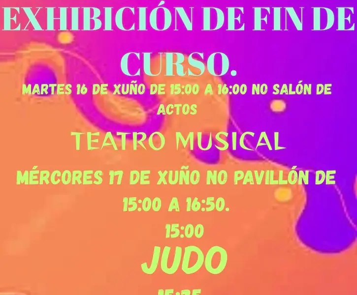 El ANPA Ensino Rabadeira organiza exhibiciones de fin de curso en el CEIP