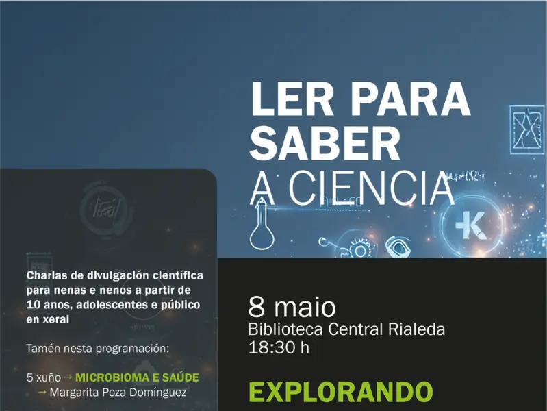 Charla de divulgación científica en Rialeda el 8 de mayo