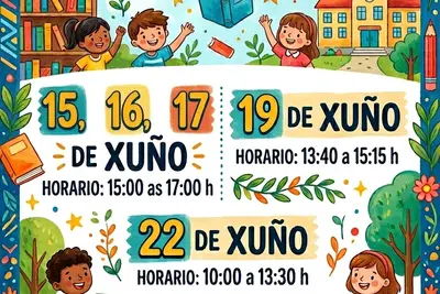 Recogida de libros de texto para el Fondo Libros en Rabadeira